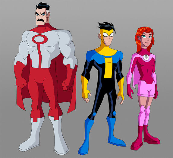 Invincible as a 2000s cartoon