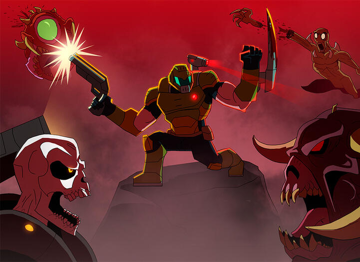 DOOM as a TV show pitch